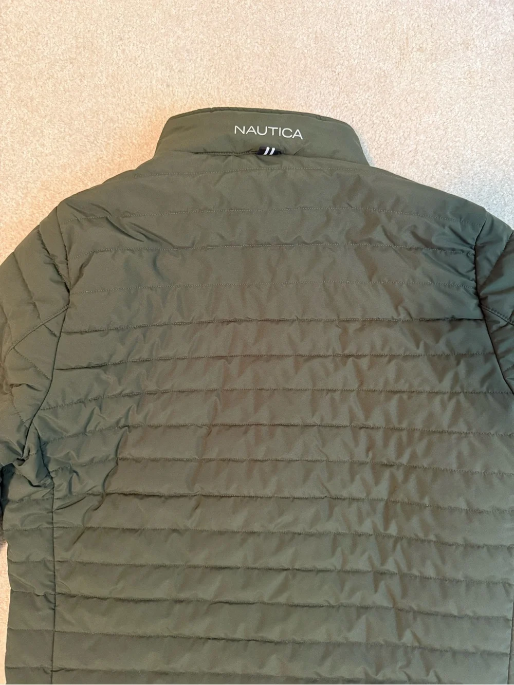 NWT Nautica Men's Puffer Jacket in Olive